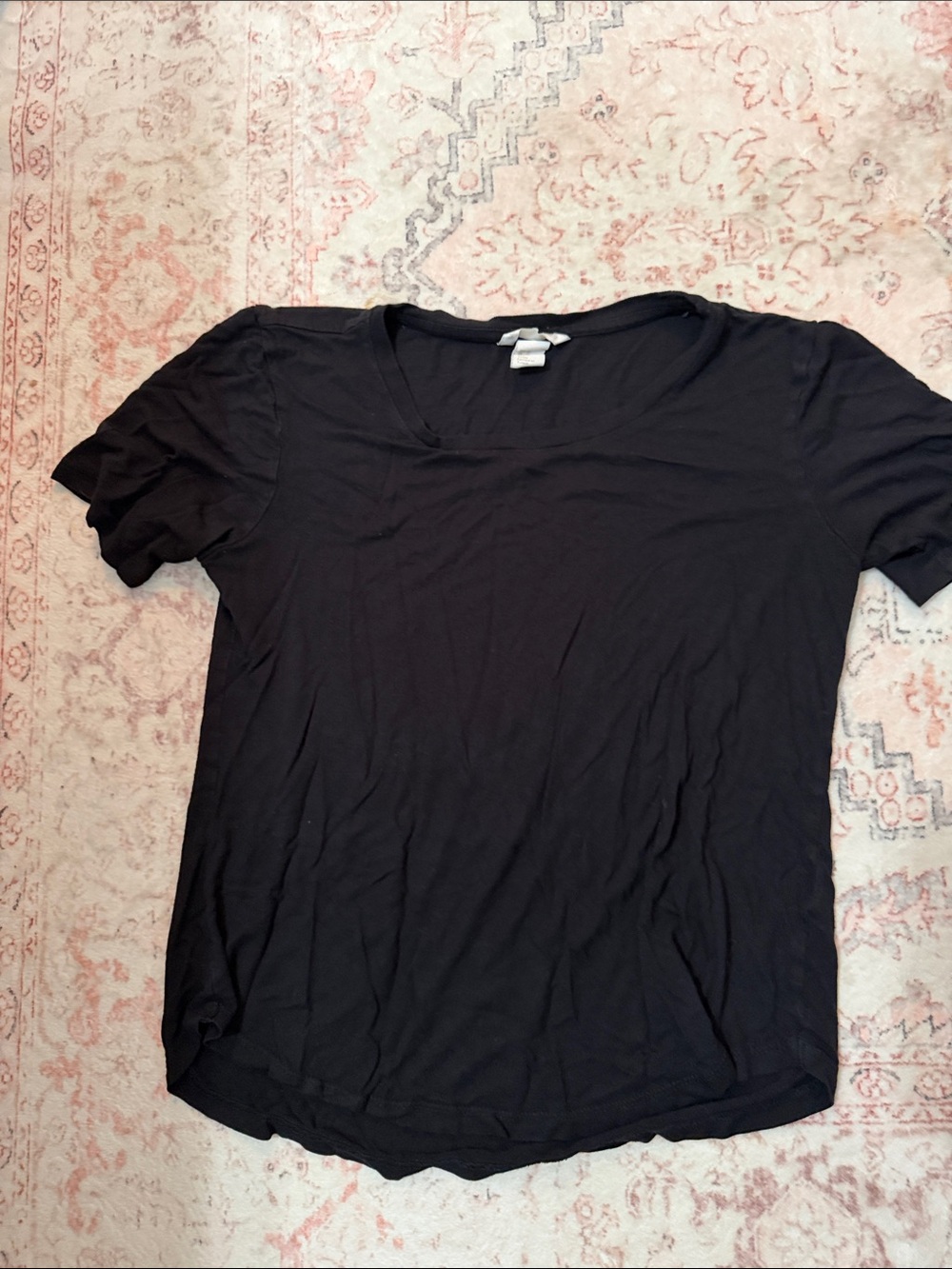 Women Black Crew Neck T-Shirt - Classic Everyday Tee